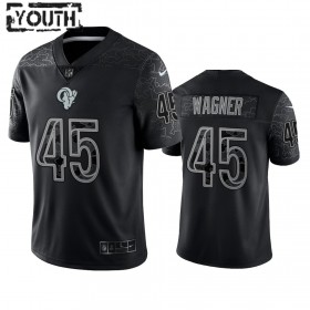 Maillot Enfant Los Angeles Rams Bobby Wagner 45 Noir Reflective Limited